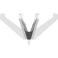 14K White Gold 19x10 mm Marquise 6-Prong Tall Peg Setting
