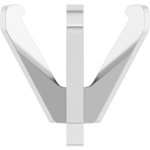 14K White Gold 19x10 mm Marquise 6-Prong Tall Peg Setting
