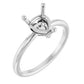 14kty Heart Solitaire Mounting