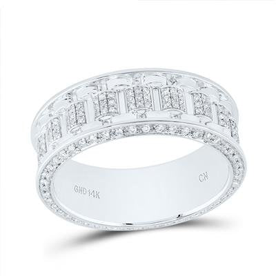 14ktw 3/4ctw Diamond Rolex Style Band