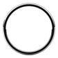 10K White Gold 1.5 mm Lightweight Comfort-Fit Half Round Band Size 4.5