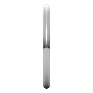 10K White Gold 1.5 mm Lightweight Comfort-Fit Half Round Band Size 4.5
