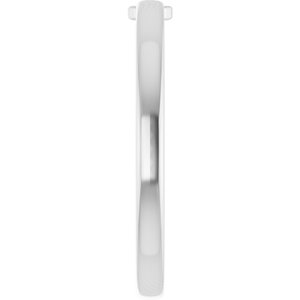 14K White Peg Shank