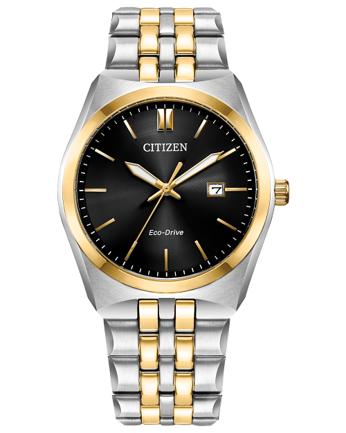 Citizen Watch Corsco 2Tone Black Dial BM7334-58E