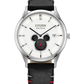 Citizen Watch Mickey Shadow White Dial Silver Case Black Bracelet BV1130-03W