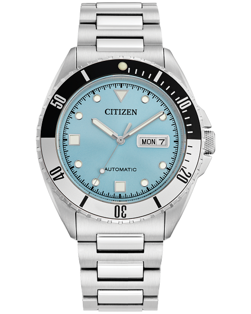 Citizen Watch Sport Automatic Light Blue Dial Silver Case & Bracelet NH7530-52L