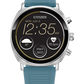 Citizen CZ Smart Touchscreen Watch 41mm Light Blue Silicone Strap MX1000-01X